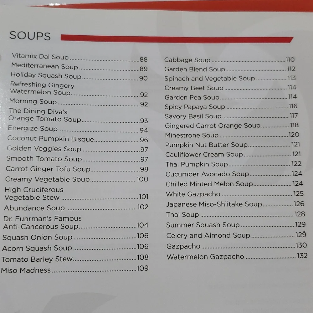 👩🏻‍🍳 Live Fresh Cookbook By Vitamix rind bound hardcover book 📚 - Picture 15 of 16